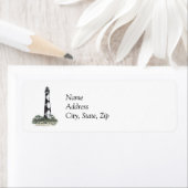 Étiquette Phare de Cape Lookout (En situation)