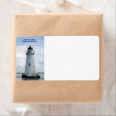 Étiquette Phare de Cockspur Island (En situation)