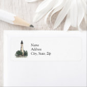 Étiquette Phare de Currituck (En situation)