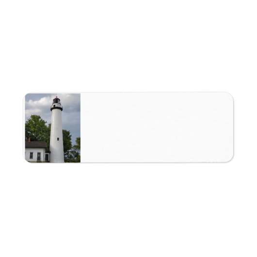 Étiquette Phare de Pointe aux Barques (Devant)
