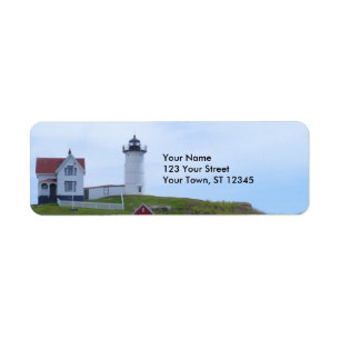 Étiquette Phare de protubérance - Maine