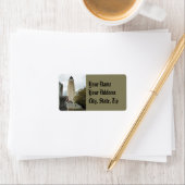 Étiquette Phare de Sandy Hook (En situation)