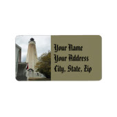 Étiquette Phare de Sandy Hook (Devant)