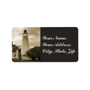Étiquette Phare de Sandy Hook