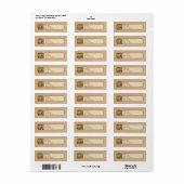 Étiquette Pharmacie - Pots pour teintures (Feuille entière)