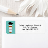 Étiquette Pharmacy School Graduation (En situation)