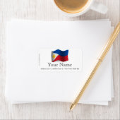 Étiquette Philippines - Drapeau (En situation)