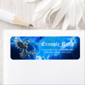 Étiquette Phoenix of the Sapphire Dawn  (En situation)