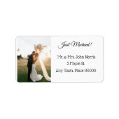 Étiquette Photo (Devant)