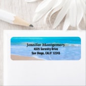 Étiquette Photo Amazing Beach Tropical Scene (En situation)