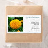 Étiquette Photo carré - Chrysanthemum (En situation)