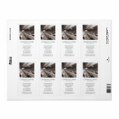 Étiquette Photo Carré V - Gare de Paddington (Feuille entière)