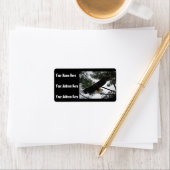 Étiquette Photo de Bald Eagle (En situation)