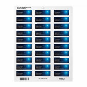Étiquette Photo de la constellation des Pléiades bleues (Feuille entière)