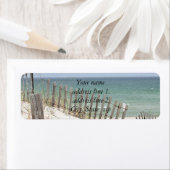 Étiquette Photo de plage (En situation)