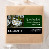 Étiquette Photo d'entreprise - Fleur de cerisiers (En situation)