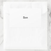 étiquette photo "Fils" (Sac)