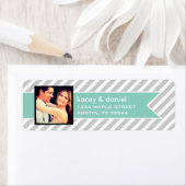 Étiquette Photo Instagram personnalisée et bandes Preppy (En situation)