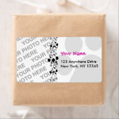 Étiquette Photo personnalisée pour animal de compagnie (En situation)