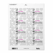 Étiquette Photo personnalisée pour animal de compagnie (Feuille entière)