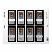 Étiquette photo préféré personnalisé (Feuille entière)