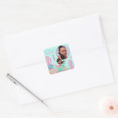 Étiquette photo Sticker pour l'âge d'une sirène af (Enveloppe)