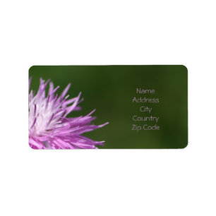 Étiquette Photographie à fleurs violettes