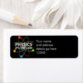 Étiquette PHYSIQUE personnalisée. C'EST LA LOI (En situation)