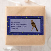 Étiquette Pic de zodiaque amérindien en cuir (En situation)