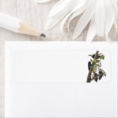 Étiquette Pic pilé par Audubon (En situation)