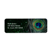 Étiquette Pic vert foncé (Devant)