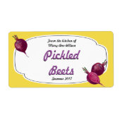 Étiquette Picket Beets Canning (Devant)