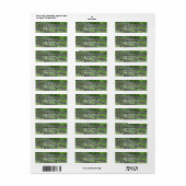 Étiquette Picket Fence du Vermont (Feuille entière)