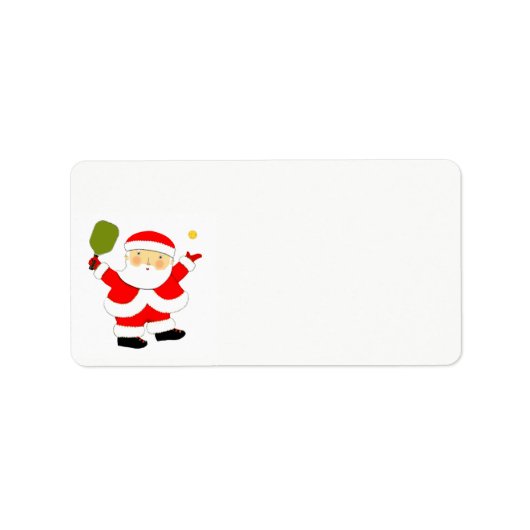 Étiquette Pickleball Noël (Devant)