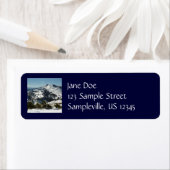 Étiquette Pics neigeux du Grand Teton (En situation)