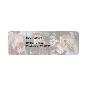 Étiquette Pierre-Auguste Renoir - Déjeuner de la fête nautiq