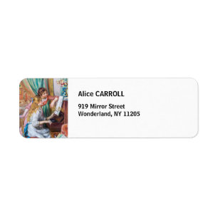 Étiquette Pierre Auguste Renoir - Jeunes filles au piano