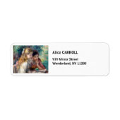 Étiquette Pierre-Auguste Renoir - Lecture (Devant)