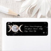 Étiquette Pierre Lune Triple (En situation)