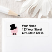 Étiquette Pig Dapper (En situation)