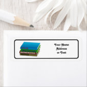 Étiquette Pile de livres uniquement (En situation)