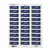 Étiquette Piliers de création Aigle Nebula & Etoiles, ZGOS (Feuille entière)