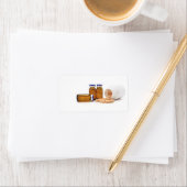 Étiquette pilules et bouteilles de médicaments (En situation)