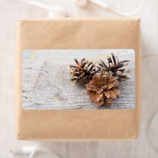 Étiquette Pine cones (En situation)