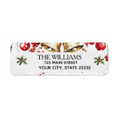 Étiquette Pine Tree Noël (Devant)