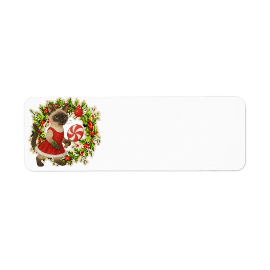 Étiquette Ping Pong à thème de Noël pour les amateurs de cha (Devant)