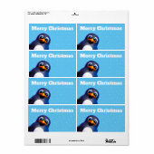 Étiquette Pingouin (Feuille entière)