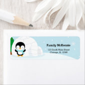 Étiquette Pingouin mignon (En situation)