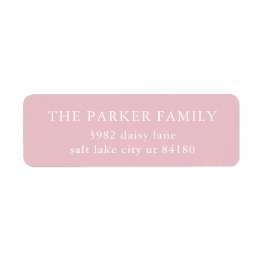Étiquette Pink Baby Girl Birth Announcement Envelope (Devant)