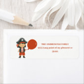 Étiquette Pirate Boy | Anniversaire nautique (En situation)